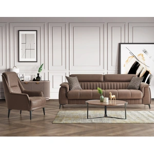 Empire Furniture, USA Princeton Chenille Convertible Storage Sofa, Brown