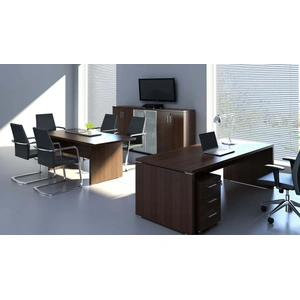 MDD Office Furniture Quando L-Shaped Executive Desk