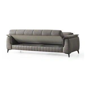 Empire Furniture, USA Rabat Chenille Convertible Storage Sofa, Grey