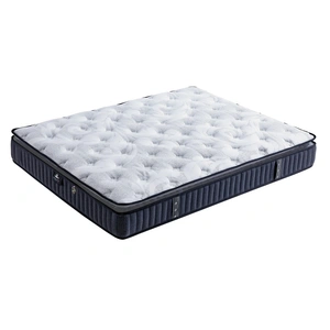 Pantek Furniture RC56 10-inch Plush Pocket Spring Mattress with Memory Foam Pillow Top