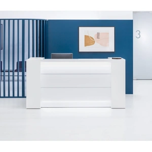 MDD Office Furniture Valde 87-inch Straight Small Reception Desk