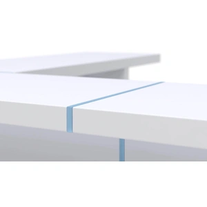 NARBUTAS Nova 126-inch Straight Reception Desk for 2 Persons