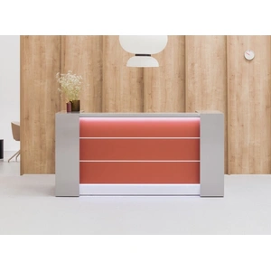 MDD Office Furniture Valde 87-inch Straight Small Reception Desk