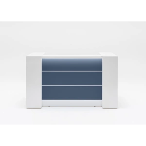 MDD Office Furniture Valde 75-inch Straight Small Reception Desk