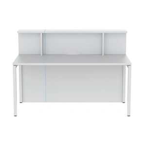 NARBUTAS Nova W63-inch Small Straight Reception Desk for 1 Person
