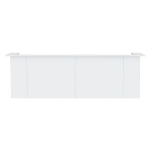 NARBUTAS Nova 137-inch Straight Reception Desk for 2 Persons