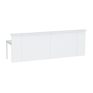 NARBUTAS Nova 126-inch Straight Reception Desk for 2 Persons