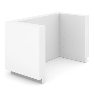 NARBUTAS ICE Melamine Office Reception Unit for 1 Working Place (without desk)