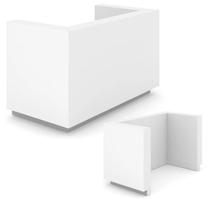 NARBUTAS ICE Melamine Office Reception Unit for 1 Working Place (without desk)