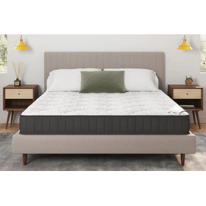 Casamode Rocky Fabric Mattress, White/Black