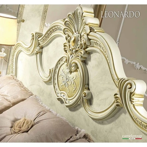 Camelgroup, Italy Leonardo Legno Wood Panel Bedroom Set, Beige
