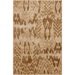 Chandra Rupec Wool/Viscose Rectangular Handmade Rug, Composition 2
