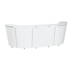 NARBUTAS Tera 132-inch U-Shape Reception Desk