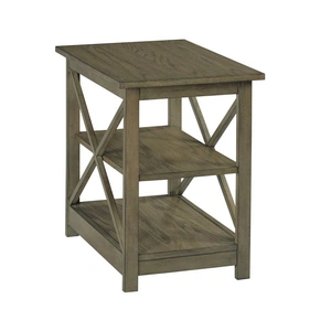 Hammary Rectangular Wood Chairside Table