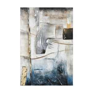 ELK Home Industrial Abstract Wall Art in Grey & Blue
