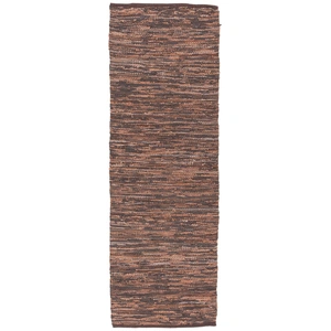 Chandra Saket Leather/Cotton Rectangular Hand-woven Rug