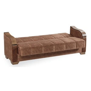 Casamode Saphire Microsuede Convertible Storage Sofa