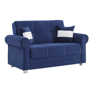 Casamode Sara Microfiber Fabric Convertible Loveseat