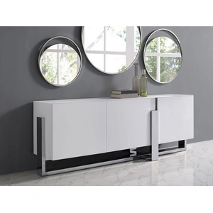 Whiteline Modern Living Blake Buffet, Matte White