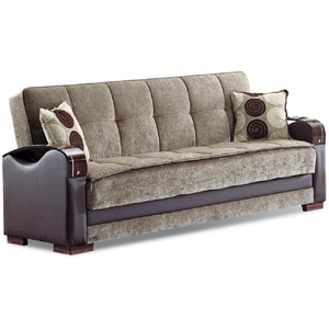 Empire Furniture, USA Rochester Fabric Storage Sofabed, Brown