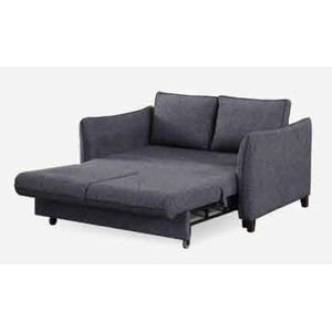 Empire Furniture, USA Levon Upholstered Pull-Out Full Size Storage Sleeper, Grey
