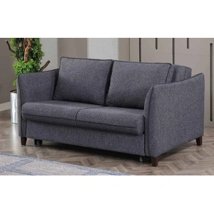 Empire Furniture, USA Levon Upholstered Pull-Out Full Size Storage Sleeper, Grey
