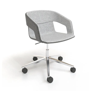 NARBUTAS TWIST&SIT Armchair, 5-star Base with Castors