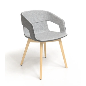 NARBUTAS TWIST&SIT Armchair, Wood Base
