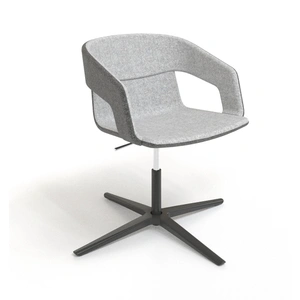 NARBUTAS TWIST&SIT Armchair, 4-star Base