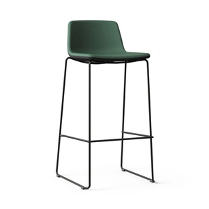 NARBUTAS Twist&Sit PU High Bar Chair w/Steel Frame