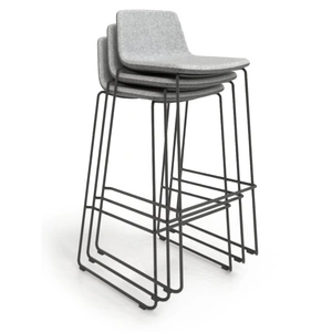 NARBUTAS Twist & Sit Office High Counter Stool w/Wire Base