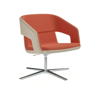 NARBUTAS TWIST&SIT Swivel Armchair, Metal 4-star Base
