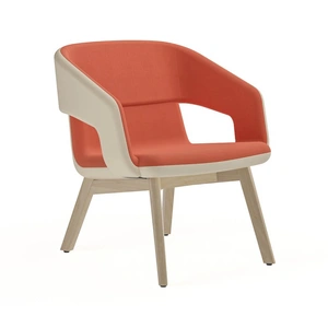 NARBUTAS TWIST&SIT Armchair, Wood 4-leg Base