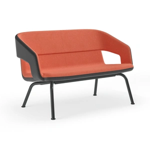NARBUTAS TWIST&SIT 2-Seater Sofa, Metal 4-leg Base