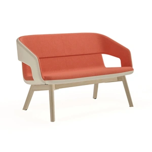 NARBUTAS TWIST&SIT 2-Seater Sofa, Wood 4-leg Base