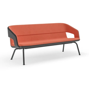 NARBUTAS TWIST&SIT 3-Seater Sofa, Metal 4-leg Base