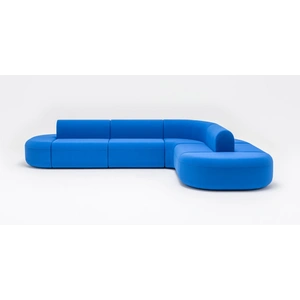MDD Office Furniture Artiko 111-inch x 146.4-inch Corner Office Lounge Double Sofa