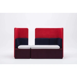 MDD Office Furniture KAIVA Modular Large Seat with High Right Screen