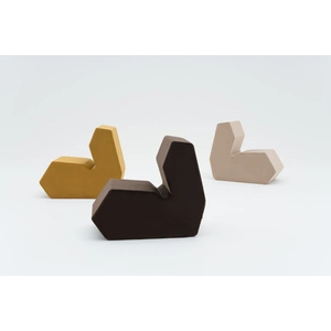 MDD Office Furniture Shape Fabric Pouf w/Backrest