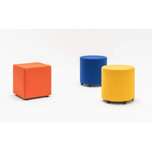 MDD Office Furniture Mix Fabric Customizable Office Pouf