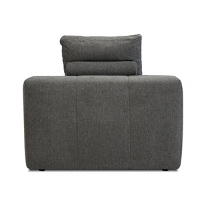 Mobital Mallow Fabric Armless Chair, Smoke