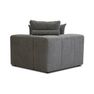 Mobital Mallow Fabric Corner Chair, Smoke