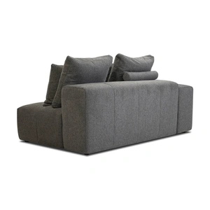 Mobital Mallow Fabric Left Arm Facing 2-Seater, Smoke