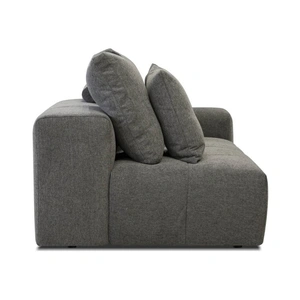 Mobital Mallow Fabric Right Arm Facing 2-Seater, Smoke