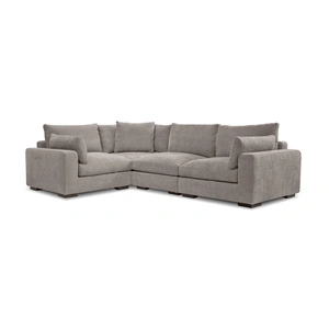 Mobital Onza Customizable Tweed Fabric Modular Sectional Sofa