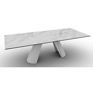 Calligaris Apian W98.4-inch Ceramic/Metal Customizable Rectangular Dining Table