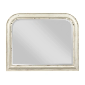 Kincaid Selwyn Whiteside Curved Wood/Glass Mirror, Cottage White