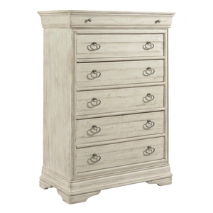 Kincaid Selwyn Prospect Wood Chest w/6 Drawers, Cottage White