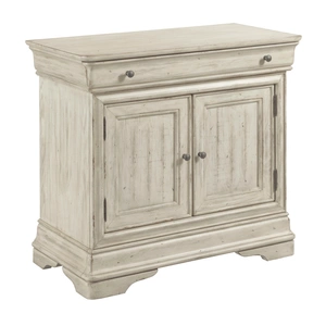 Kincaid Selwyn Wexford Wood Bachelors Chest w/2 Doors & Drawer, Cottage White