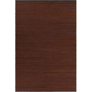 Chandra Senuri Leather/Cotton Rectangular Handmade Rug